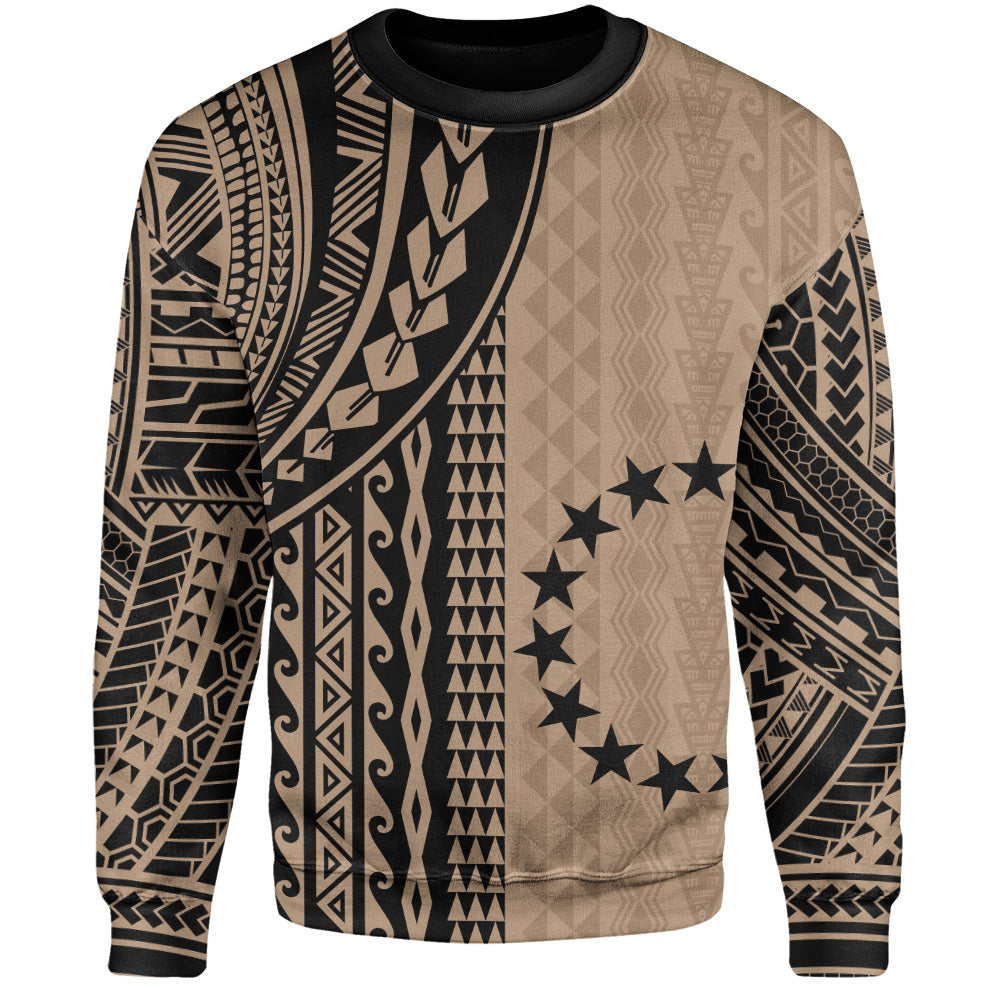 Cook Islands Sweatshirt Polynesian Tattoo