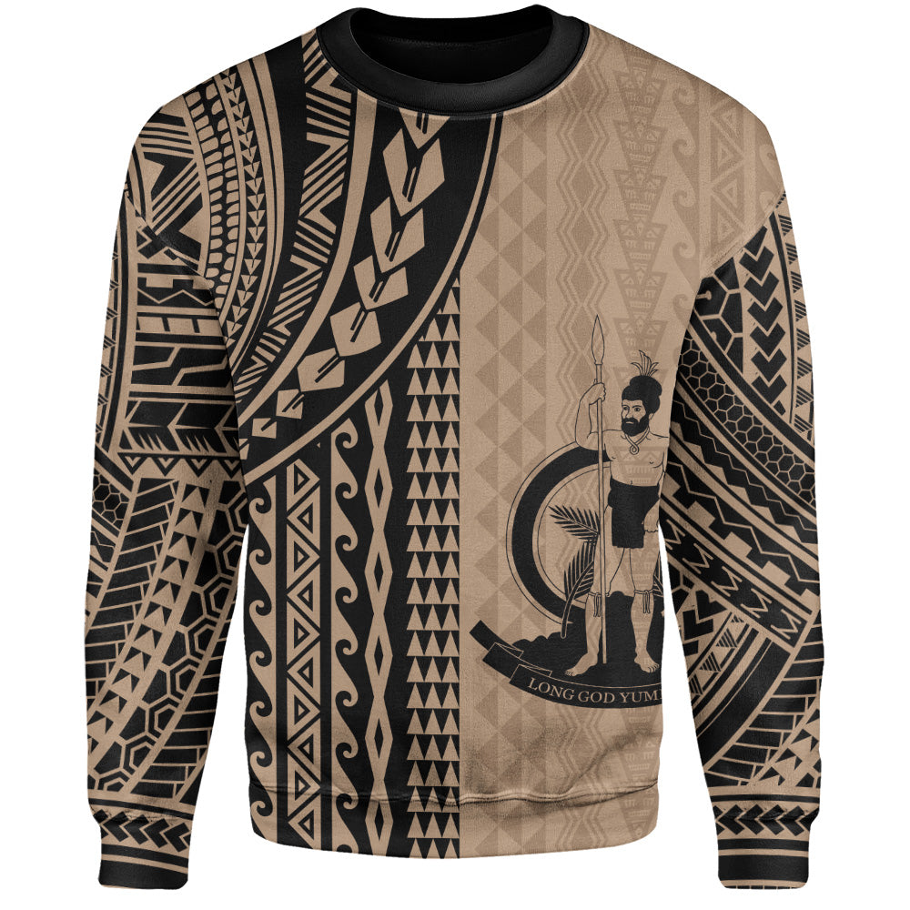 Vanuatu Sweatshirt Polynesian Tattoo