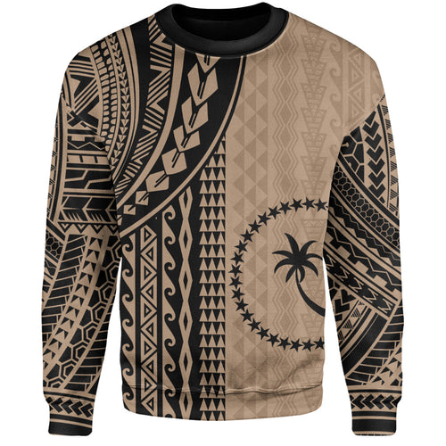 Chuuk State Sweatshirt Polynesian Tattoo