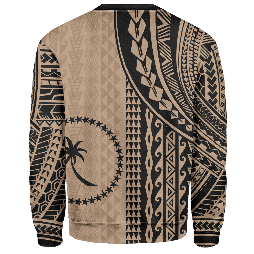 Chuuk State Sweatshirt Polynesian Tattoo