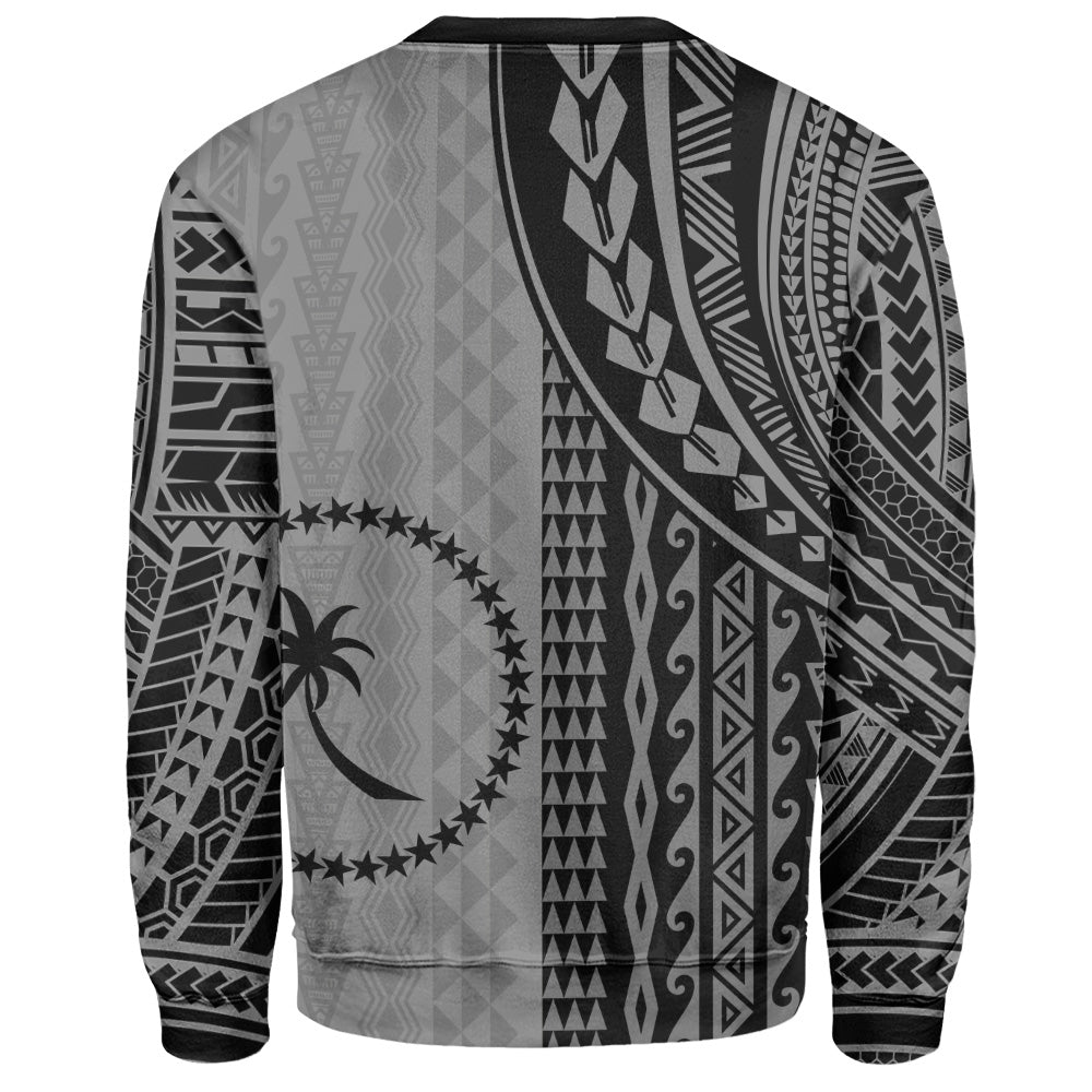 Chuuk State Sweatshirt Polynesian Tattoo