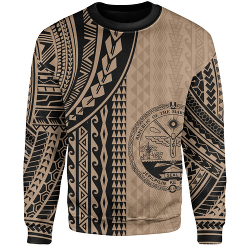 Marshall Islands Sweatshirt Polynesian Tattoo