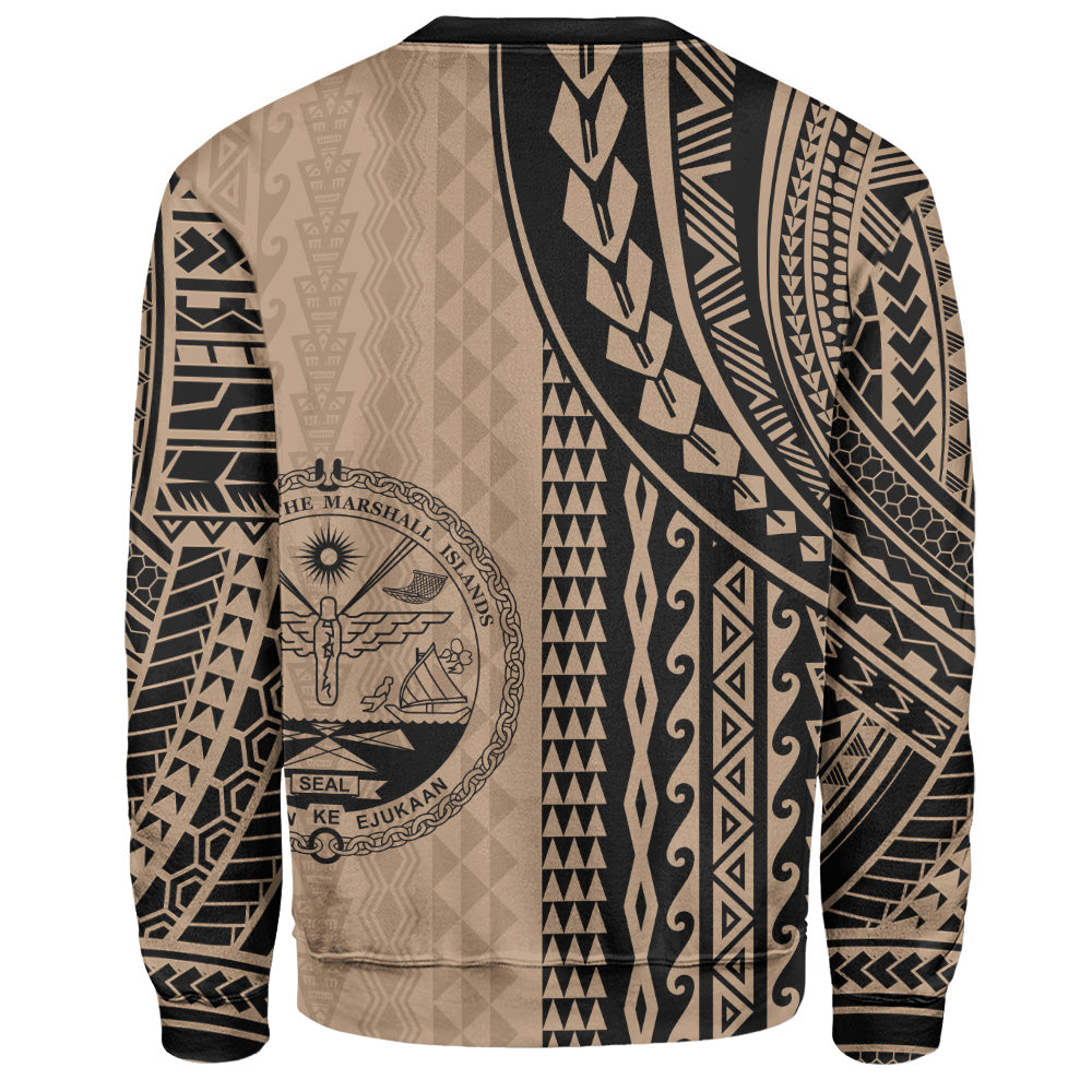 Marshall Islands Sweatshirt Polynesian Tattoo