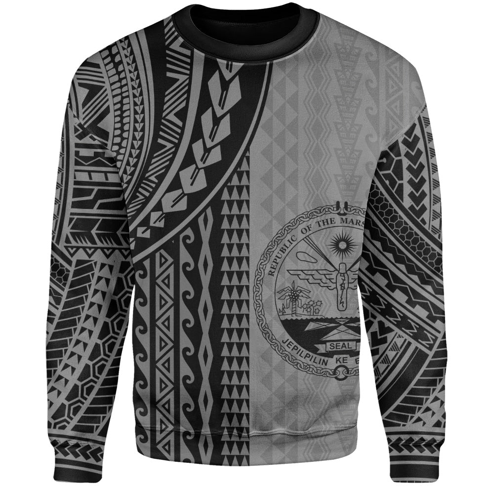 Marshall Islands Sweatshirt Polynesian Tattoo