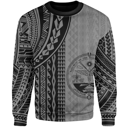 Marshall Islands Sweatshirt Polynesian Tattoo