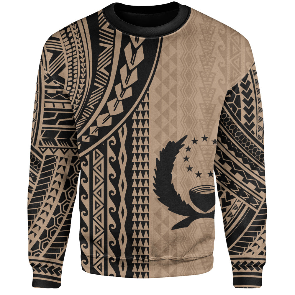 Pohnpei State Sweatshirt Polynesian Tattoo