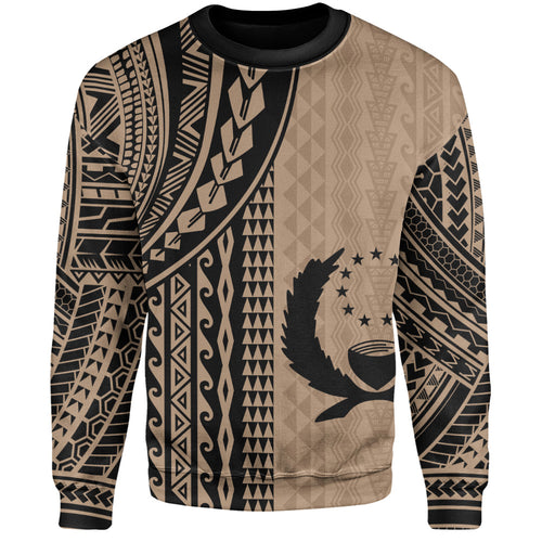 Pohnpei State Sweatshirt Polynesian Tattoo