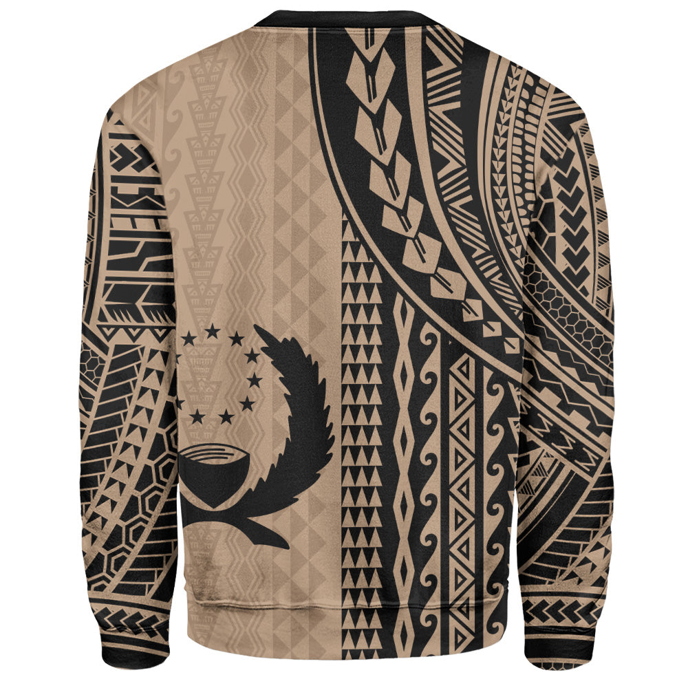 Pohnpei State Sweatshirt Polynesian Tattoo