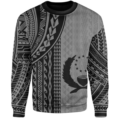 Pohnpei State Sweatshirt Polynesian Tattoo