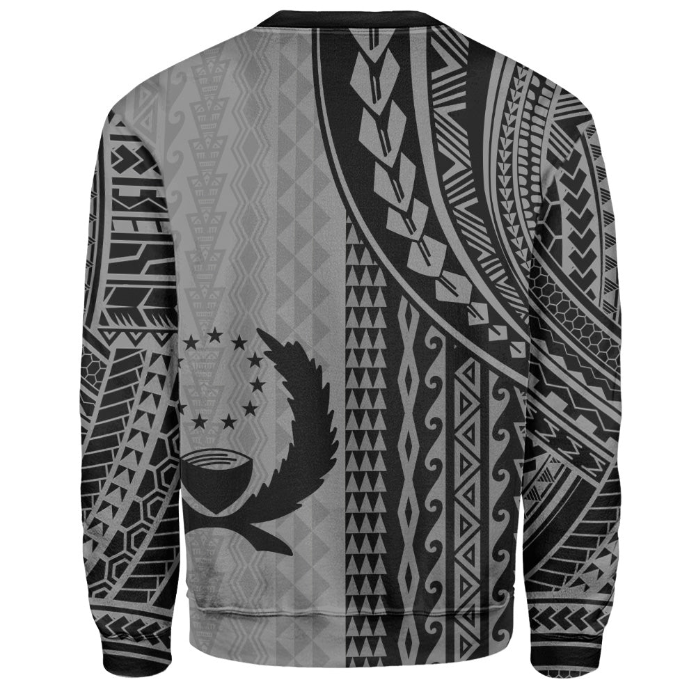 Pohnpei State Sweatshirt Polynesian Tattoo