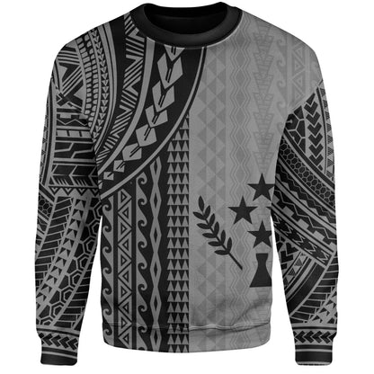 Kosrae Sweatshirt Polynesian Tattoo