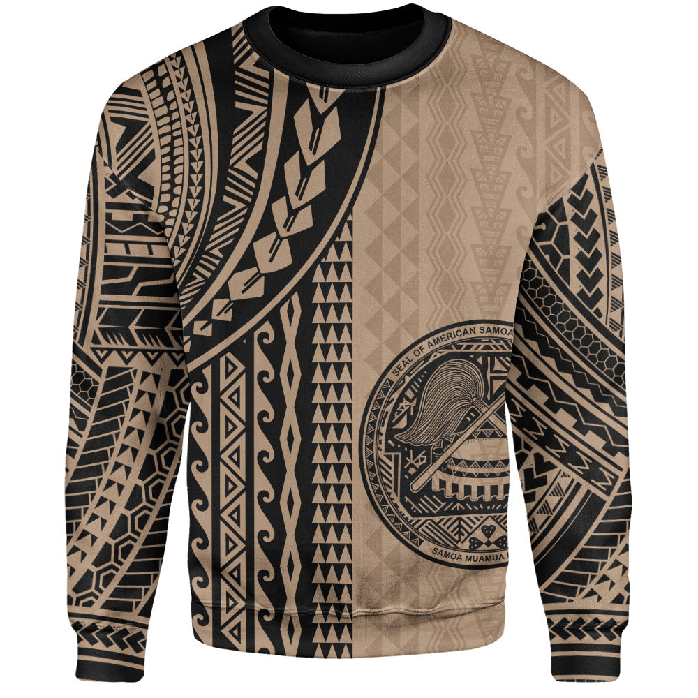 American Samoa Sweatshirt Polynesian Tattoo