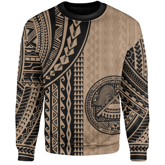 American Samoa Sweatshirt Polynesian Tattoo