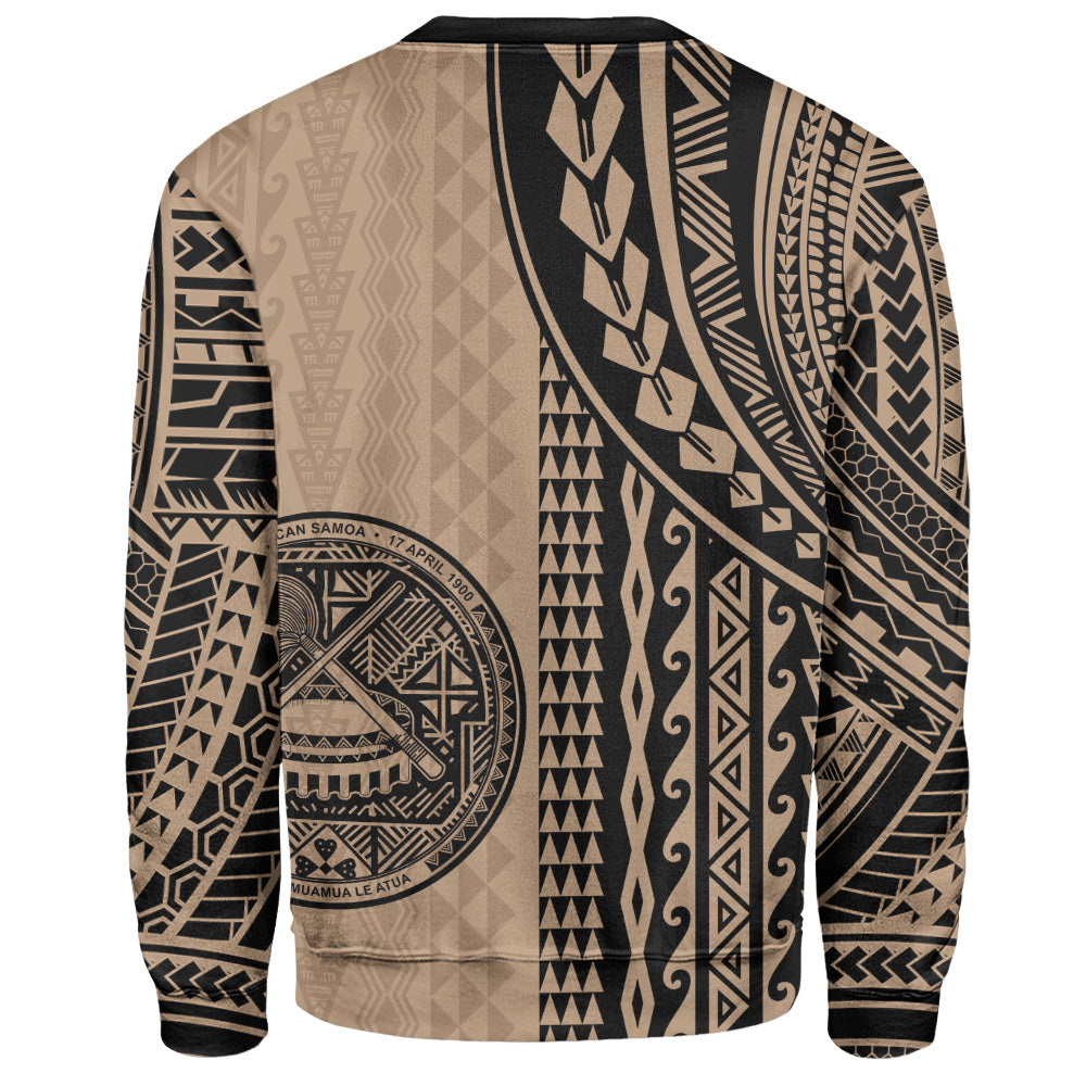 American Samoa Sweatshirt Polynesian Tattoo