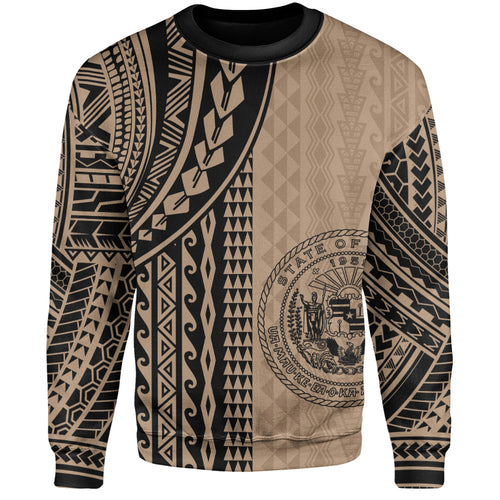 Hawaii Sweatshirt Polynesian Tattoo