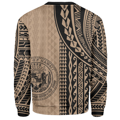 Hawaii Sweatshirt Polynesian Tattoo