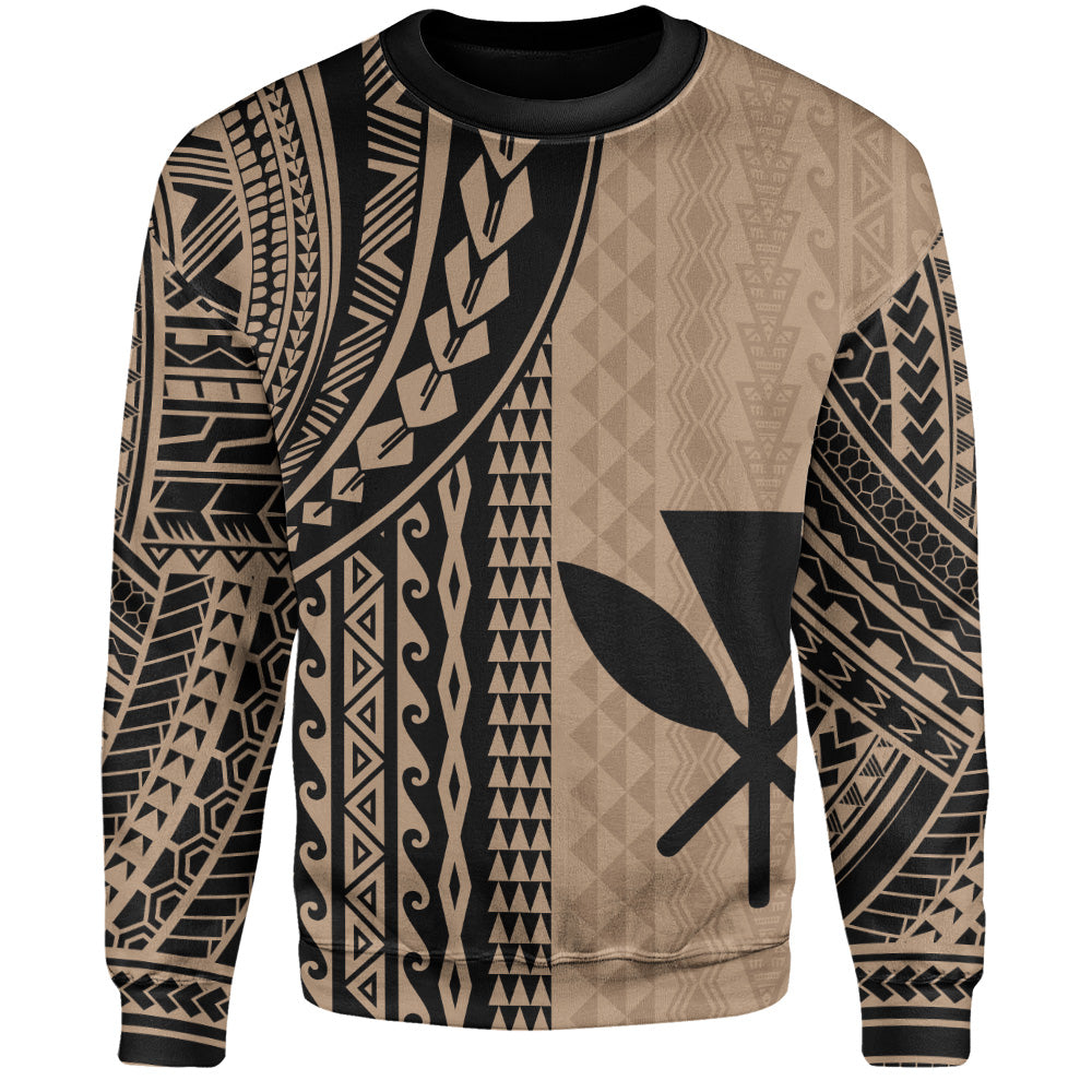 Hawaii Sweatshirt Kanaka Maoli Polynesian Tattoo