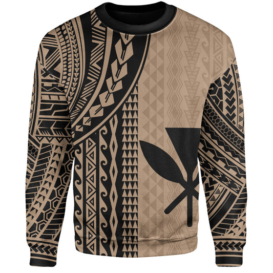 Hawaii Sweatshirt Kanaka Maoli Polynesian Tattoo