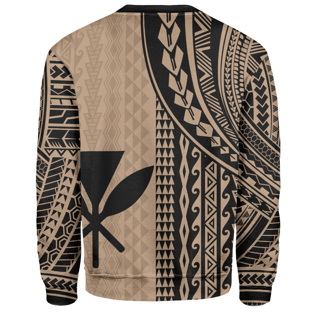 Hawaii Sweatshirt Kanaka Maoli Polynesian Tattoo