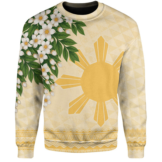 Philippines Filipinos Sweatshirt Sampaguita Sunshine Bloom Style