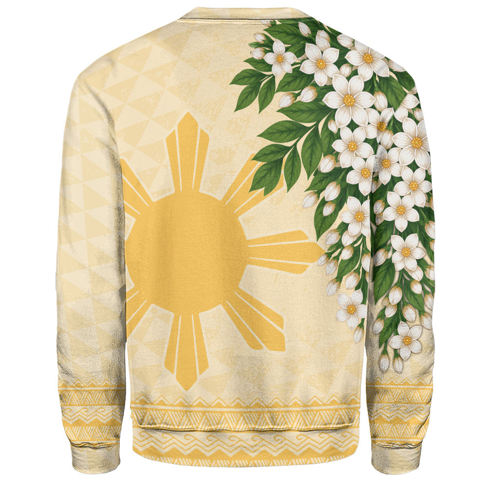 Philippines Filipinos Sweatshirt Sampaguita Sunshine Bloom Style