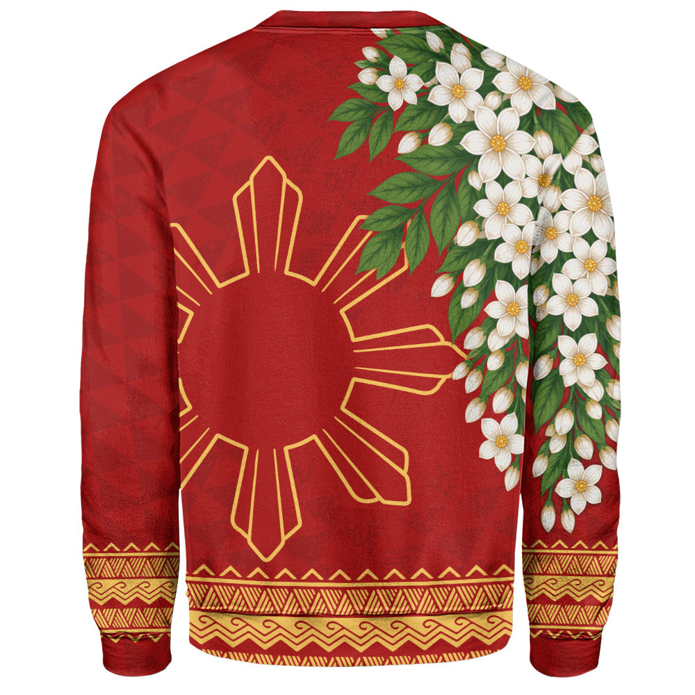 Philippines Filipinos Sweatshirt Sampaguita Sunshine Bloom Style