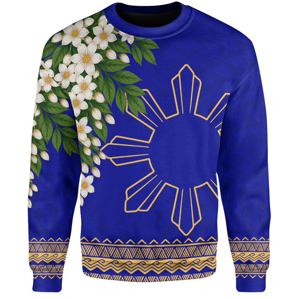 Philippines Filipinos Sweatshirt Sampaguita Sunshine Bloom Style