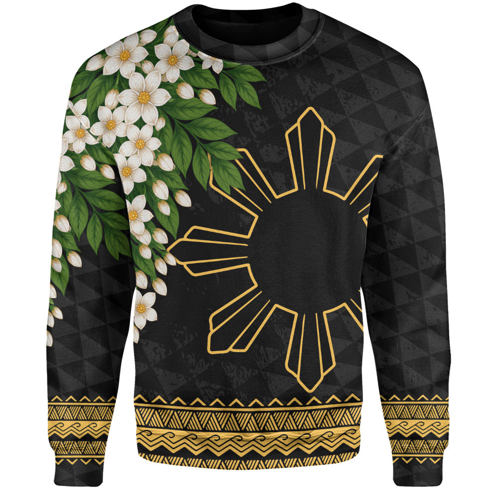 Philippines Filipinos Sweatshirt Sampaguita Sunshine Bloom Style