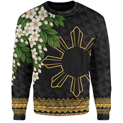 Philippines Filipinos Sweatshirt Sampaguita Sunshine Bloom Style
