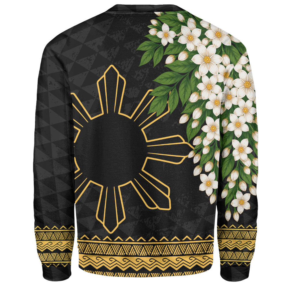 Philippines Filipinos Sweatshirt Sampaguita Sunshine Bloom Style