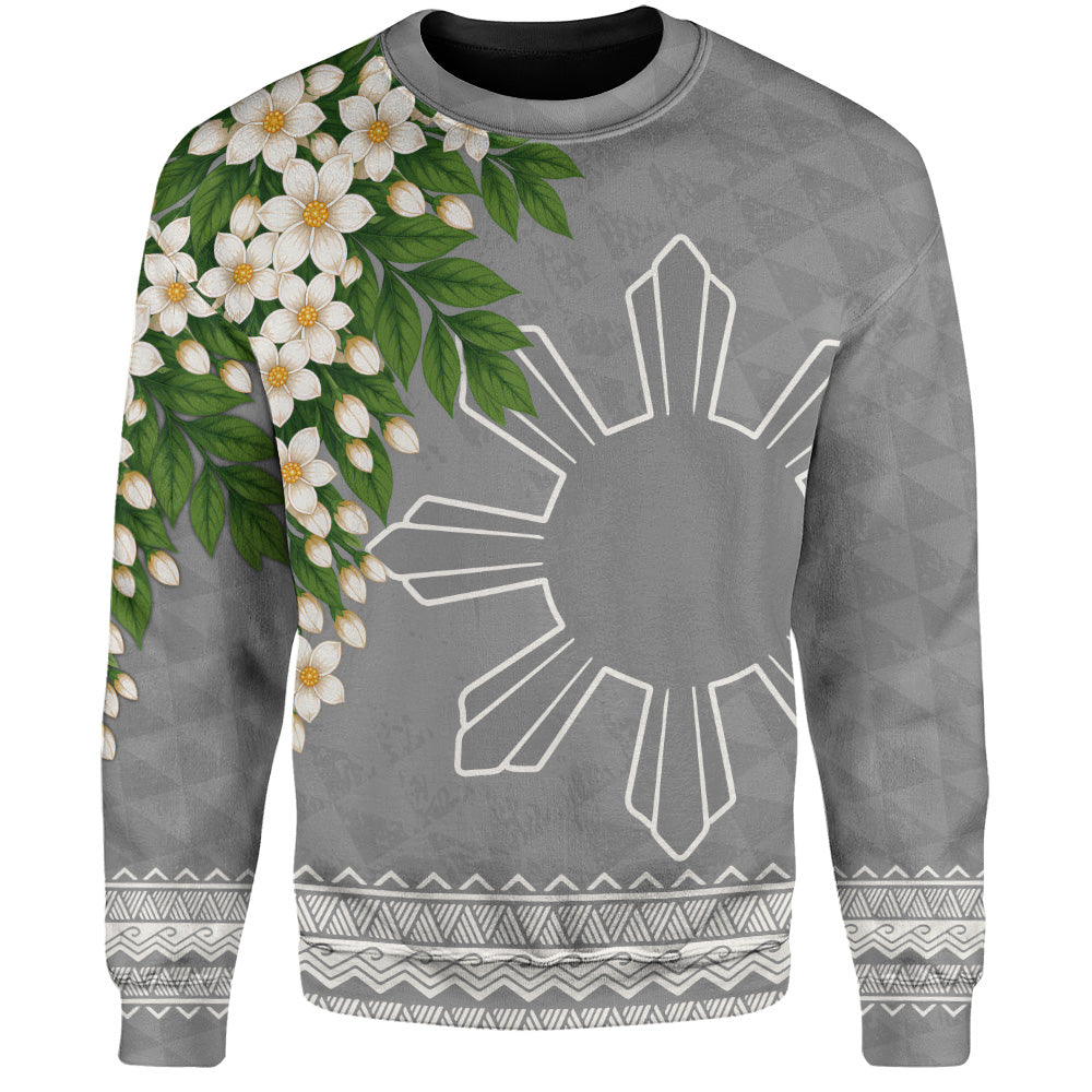 Philippines Filipinos Sweatshirt Sampaguita Sunshine Bloom Style