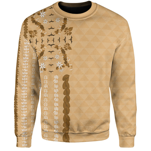 Hawaii Sweatshirt Lei Flower Island Elegance