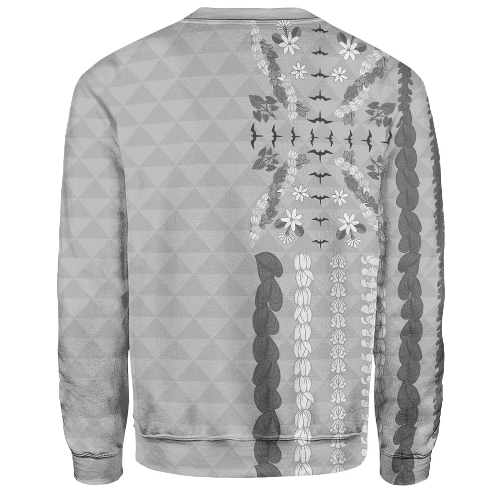 Hawaii Sweatshirt Lei Flower Island Elegance