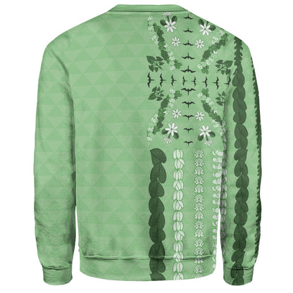 Hawaii Sweatshirt Lei Flower Island Elegance