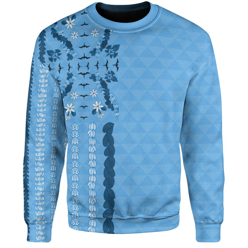 Hawaii Sweatshirt Lei Flower Island Elegance