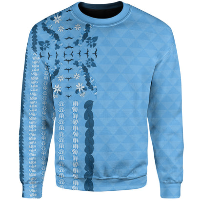 Hawaii Sweatshirt Lei Flower Island Elegance