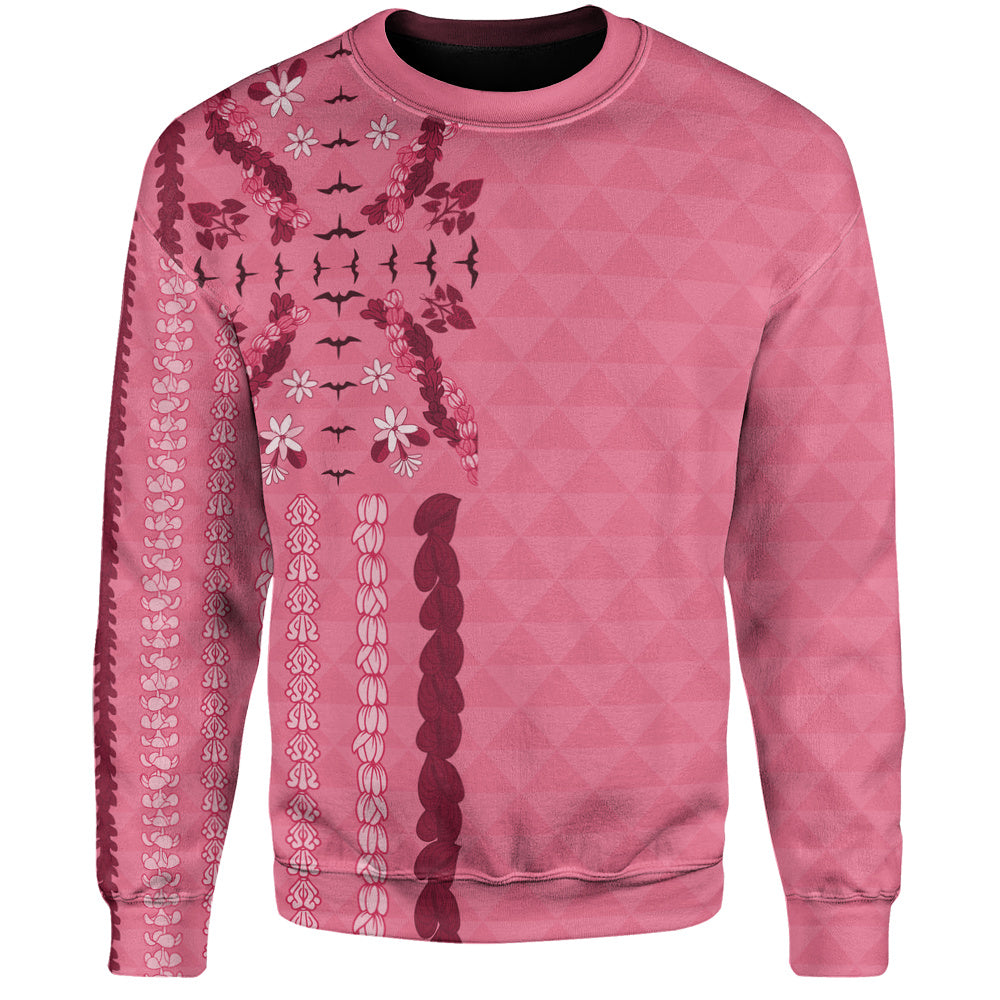 Hawaii Sweatshirt Lei Flower Island Elegance