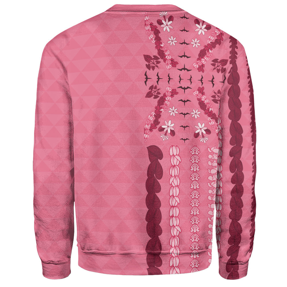 Hawaii Sweatshirt Lei Flower Island Elegance