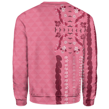 Hawaii Sweatshirt Lei Flower Island Elegance