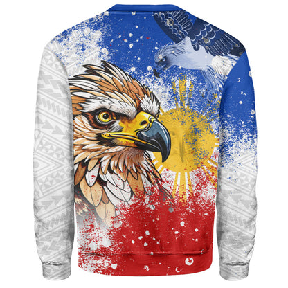 Philippines Filipinos Sweatshirt Eagle Flag Warrior Pride