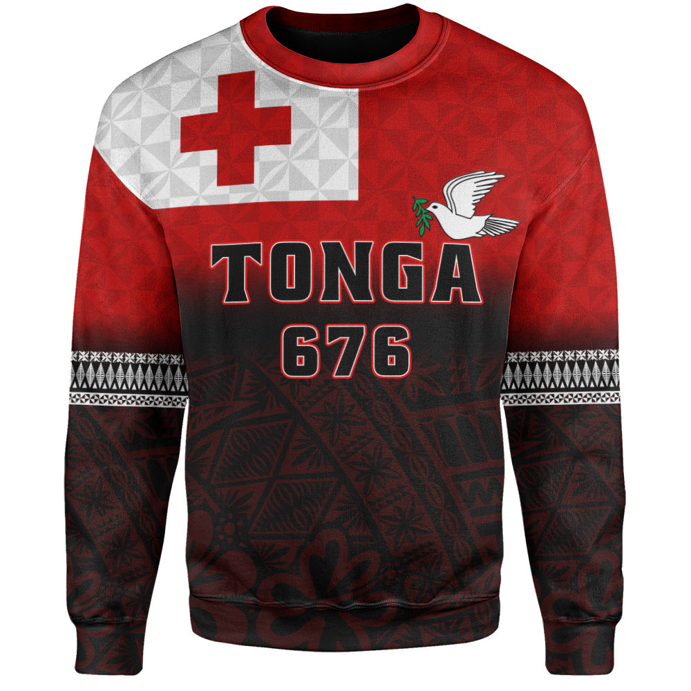 Tonga Sweatshirt Kingdom Crest 676 Island Pride