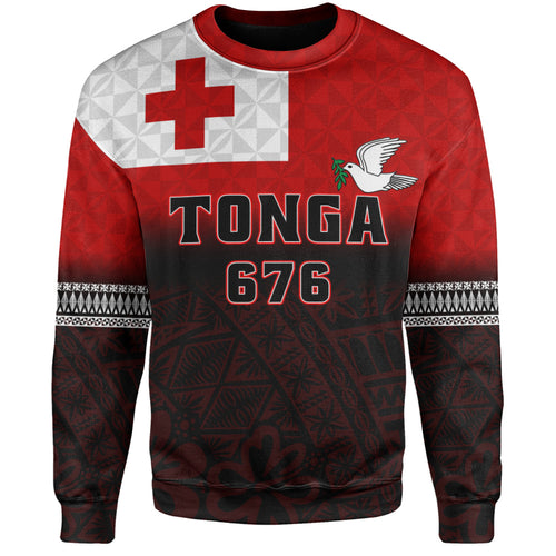 Tonga Sweatshirt Kingdom Crest 676 Island Pride