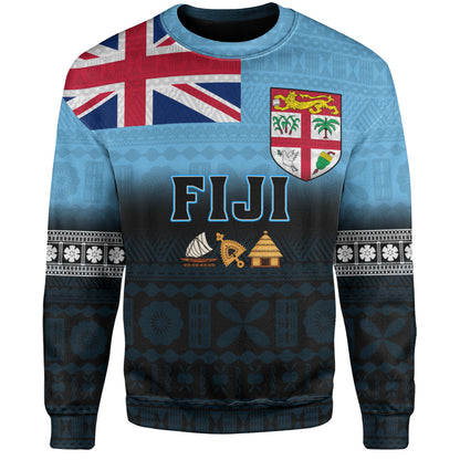 Fiji Sweatshirt 679 Island Crest Tribal Pride