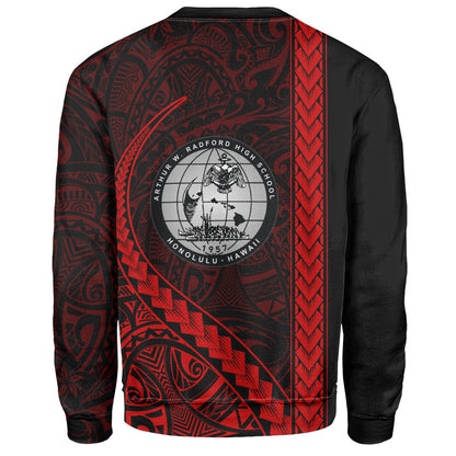 Admiral Arthur W. Radford High School Sweatshirt Tribal Polynesian Pride Style