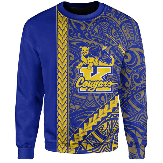 Henry J. Kaiser High School (Hawaii) Sweatshirt Tribal Polynesian Pride Style