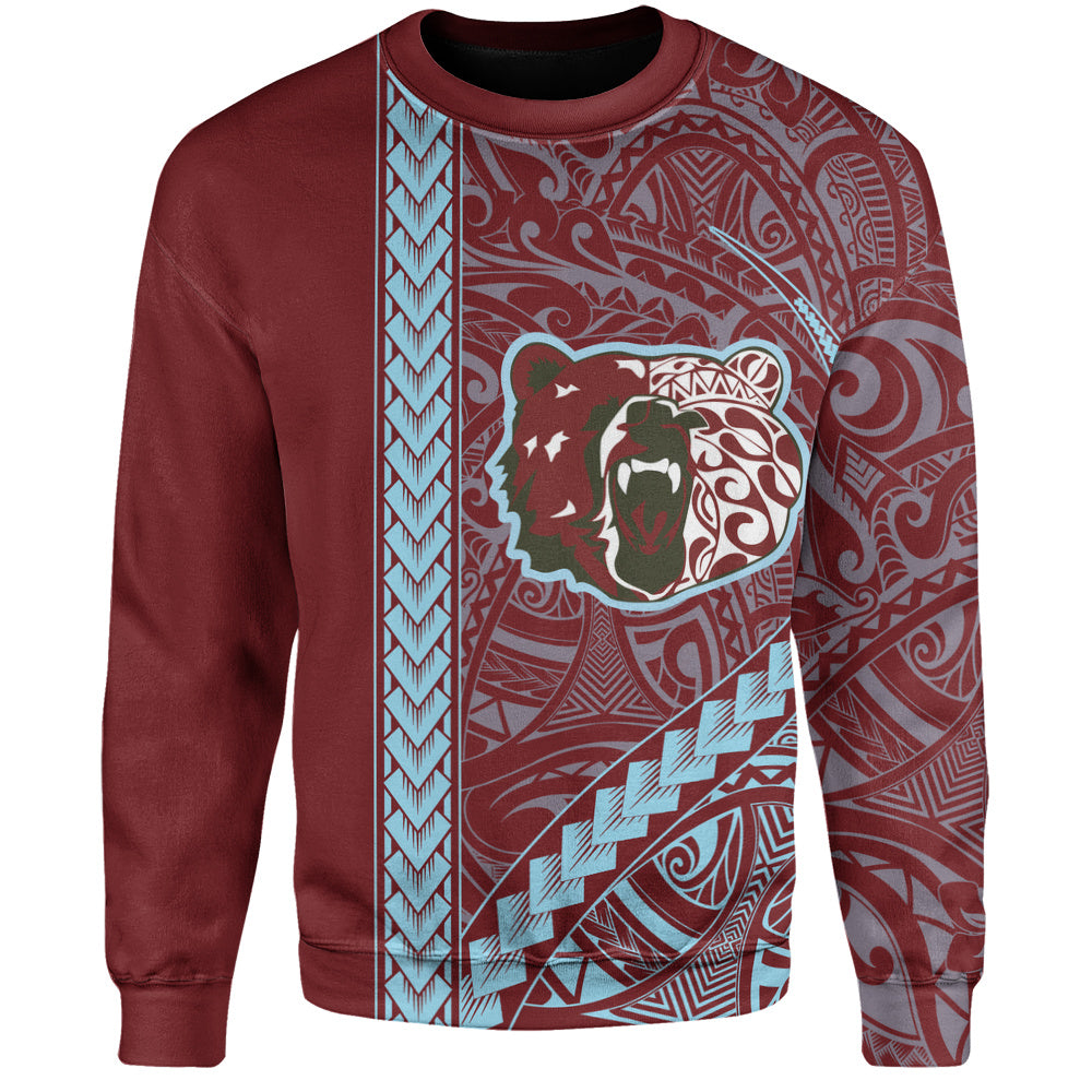Henry Perrine Baldwin High School Sweatshirt Tribal Polynesian Pride Style