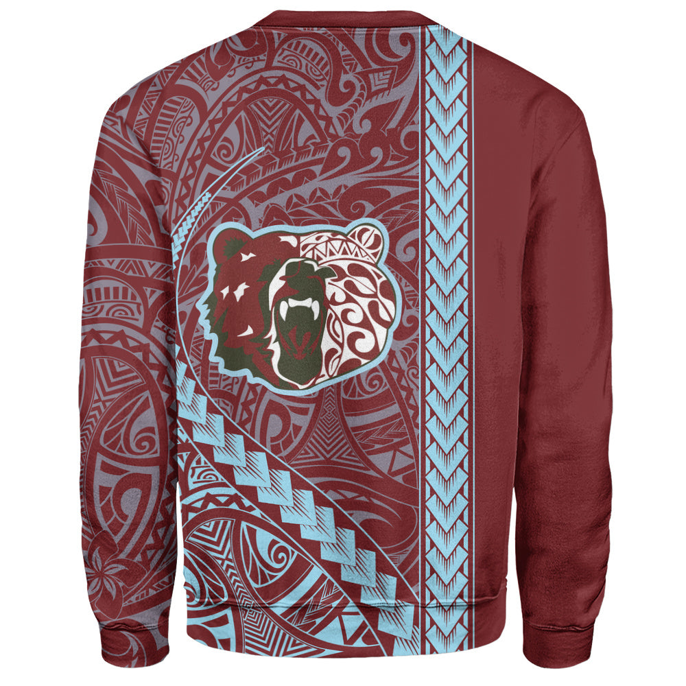 Henry Perrine Baldwin High School Sweatshirt Tribal Polynesian Pride Style