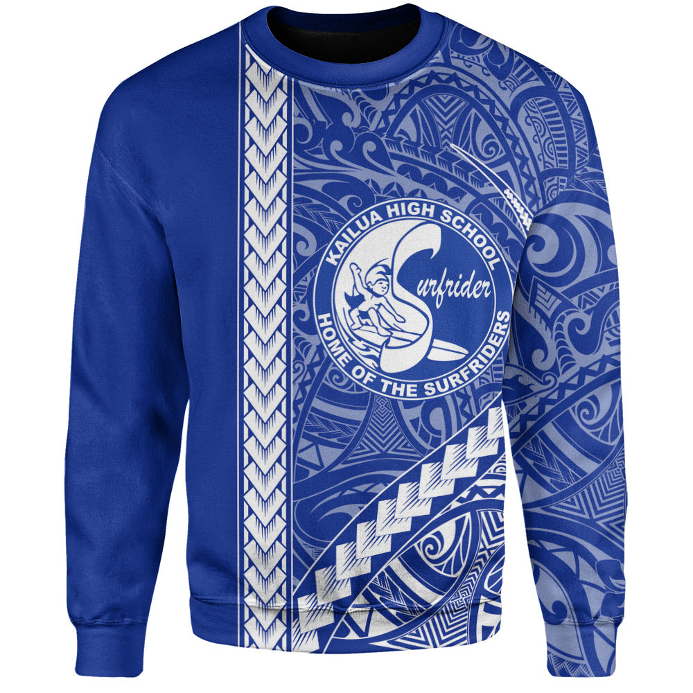 Kailua High School Sweatshirt Tribal Polynesian Pride Style
