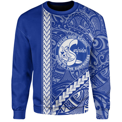 Kailua High School Sweatshirt Tribal Polynesian Pride Style