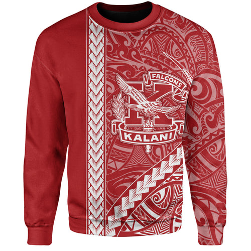 Kalani High School Sweatshirt Tribal Polynesian Pride Style